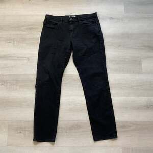 Travis Mathew Womens Jeans Mid Rise Slim Leg Black Size 36